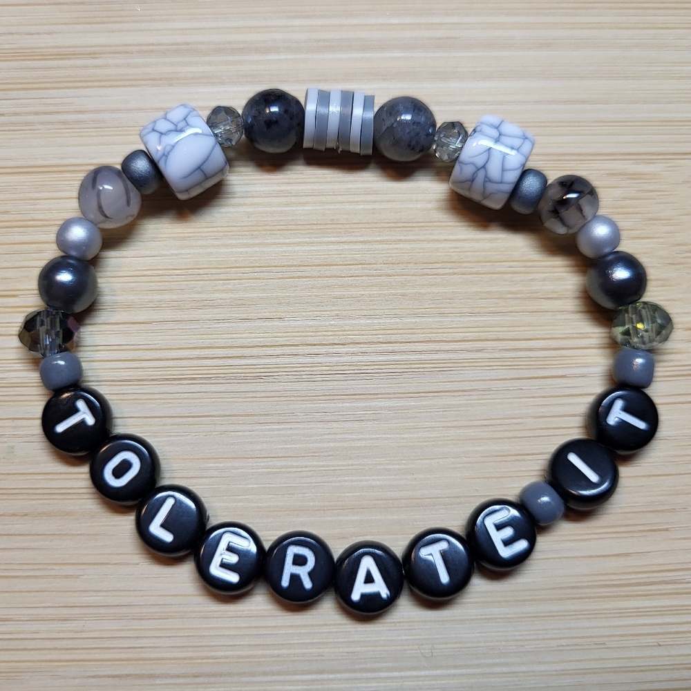 Tolerate It- Taylor Swift Friendship Bracelet, Size 6"